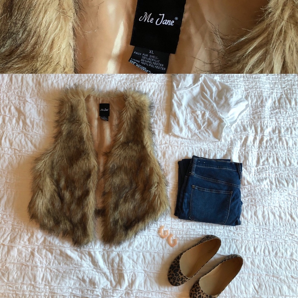 Fur Vest - Vintage